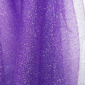  Purple Glitter Tulle on Tulle
