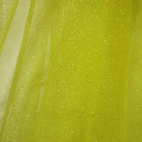  Yellow Glitter Tulle on Tulle