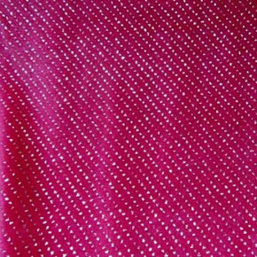  Silver/Fuchsia Leopard Print Velvet on Velvet 