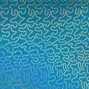  Silver/Sky Blue Holographic Glued Foil Sequins on Velvet on Velvet 