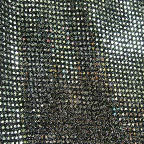  Black Glued 3mm Sequins on Lurex