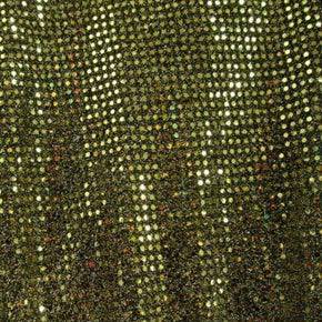  Gold Glued 3mm Sequins on Lurex