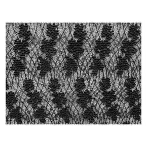  Black Fancy Heavy Embroidery Floral Guipure & Sequin Crochet Lace