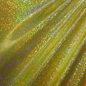  Gold Holographic Foil Dot on Nylon Spandex