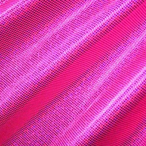  Hot/Pink Holographic Foil Dot on Nylon Spandex