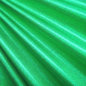  Green/Kelly Green Holographic Mini Dot on Nylon Spandex