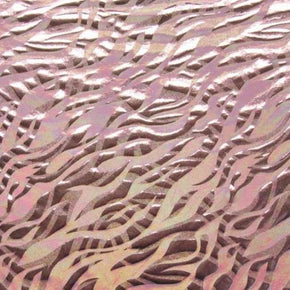  Pink Holographic Metallic Foil on Polyester Spandex