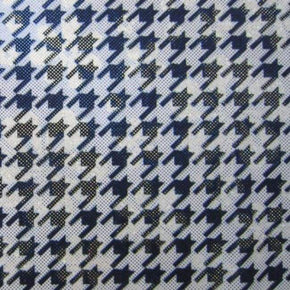  Holographic Houndstooth on Polyester Spandex