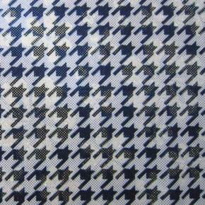  Holographic Houndstooth on Polyester Spandex