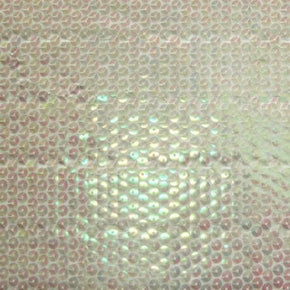  Iridescent 5mm Sequins on Polyester Spandex