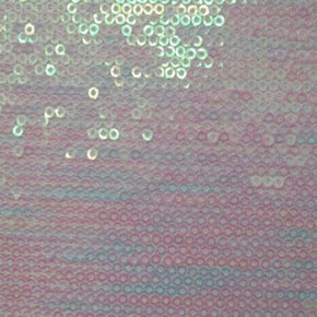  Iridescent Shiny Iridescent 2mm Sequin on Polyester Spandex