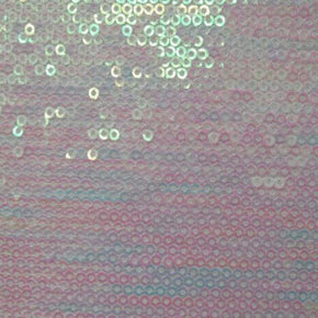 Iridescent Shiny Iridescent 2mm Sequin on Polyester Spandex