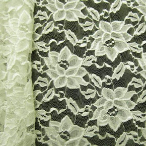  Ivory Fancy Floral Lace 
