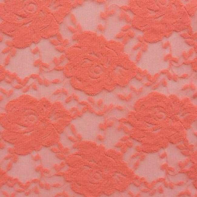 Coral clearance lace material