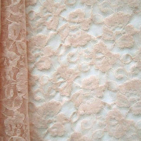  Peach Fancy Floral Lace 