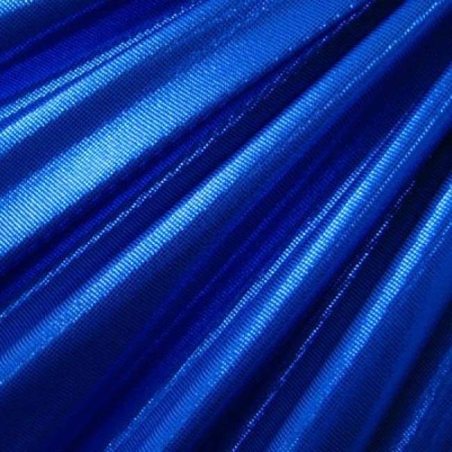 Laser Foil Dot On Nylon Spandex, 4 Way Stretch, Blue/Royal