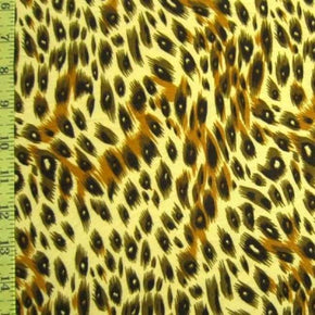 Multi-Colored Leopard Print on Polyester