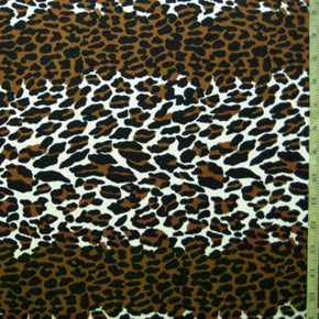 Multi-Colored Leopard Print on Nylon Spandex