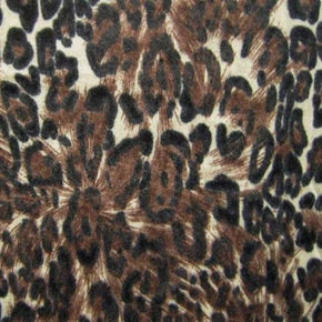 Multi-Colored Leopard Print on Polyester Cotton