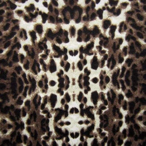 Multi-Colored Leopard Print on Polyester Cotton