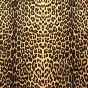 Multi-Colored Leopard Print on Polyester