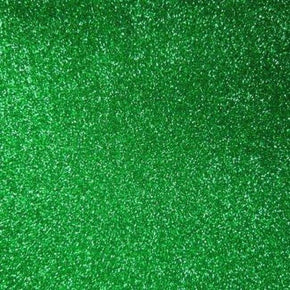  Green Medium Finish Glitter on Interlock PVC