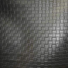  Black Weave Pattern Vinyl on PVC