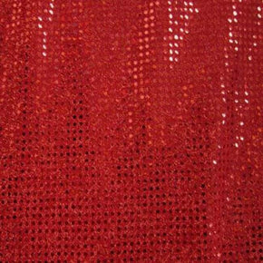  Red Glued 3mm Sequins on Lurex