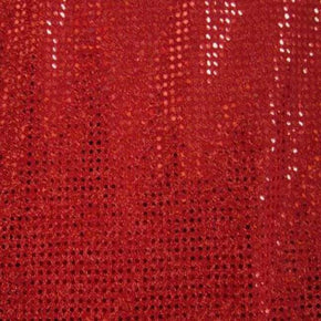  Red Glued 3mm Sequins on Lurex