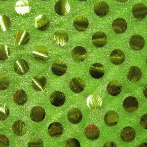  Green Metallic Foil on Lurex