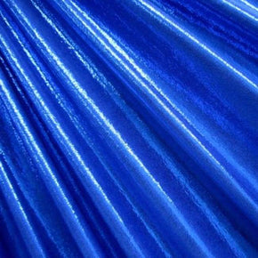  Blue Matrix Dot Metallic Foil on Nylon Spandex