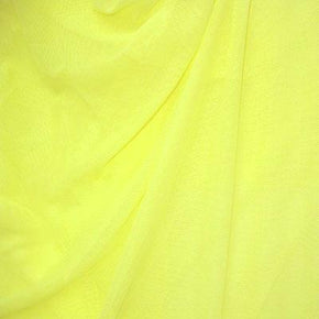  Lemon Yellow Solid Colored Mesh on Nylon Spandex
