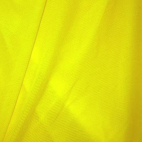  Yellow Horizontal 1" Stripes Print on Stretch Mesh