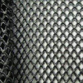  Black Metallic Cabaret Big Hole Mesh 