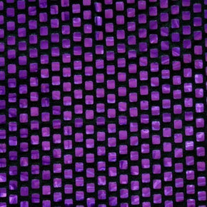  Purple/Black Metallic Foil on Polyester Spandex