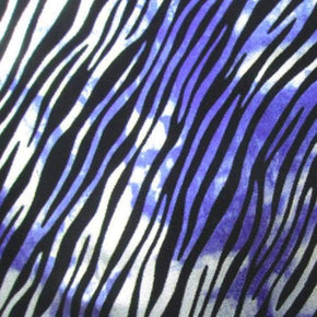  Black Animal Print Metallic Foil on Nylon Spandex