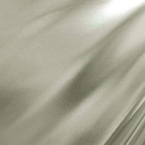  Silver Metallic Solid Colored Metallic Foil on Polyester Spandex