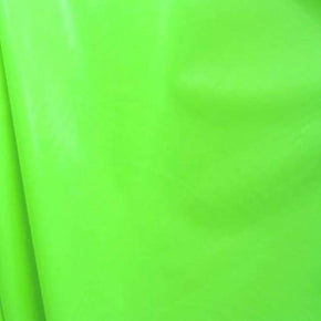  Neon Green Solid Colored Metallic on Polyester Spandex