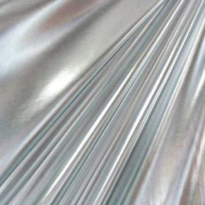  Silver Solid Colored Metallic Spandex