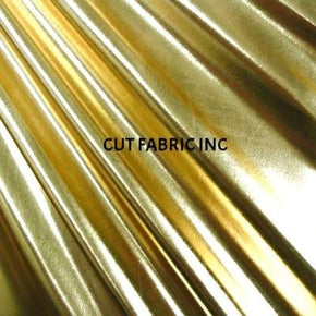  Gold Solid Colored Metallic on Nylon Spandex