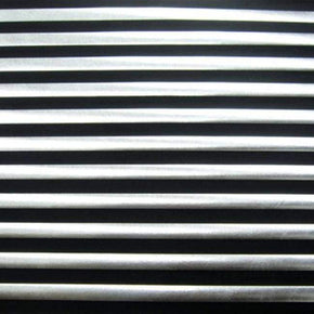  Silver/Black .75" Metallic Foil Stripes on Nylon Spandex