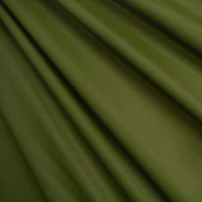 Army Green Solid Colored Shiny Millikin Tricot on Nylon Spandex