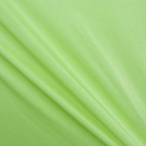 Faded Green Solid Colored Shiny Millikin Tricot on Nylon Spandex