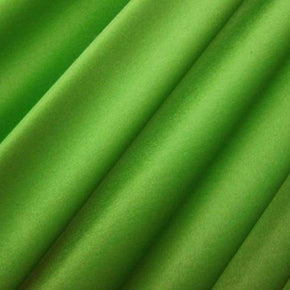 Metallic Green Solid Colored Shiny Millikin Tricot on Nylon Spandex
