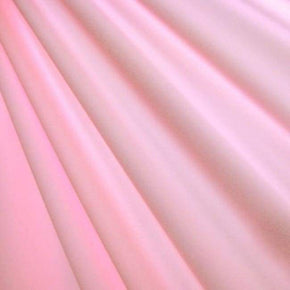 Shimmering Pink Solid Colored Shiny Millikin Tricot on Nylon Spandex