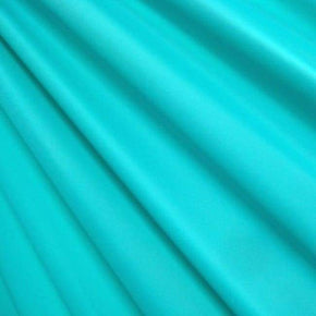 Faded Turquoise Solid Colored Shiny Millikin Tricot on Nylon Spandex