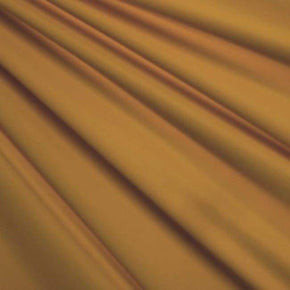 Bright Brown Solid Colored Shiny Millikin Tricot on Nylon Spandex