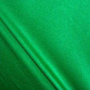 Shimmer Green Solid Colored Shiny Millikin Tricot on Nylon Spandex
