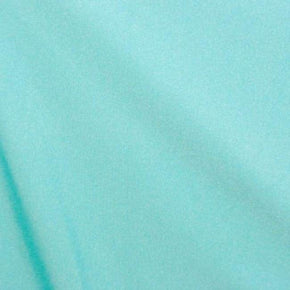 Pale Blue Solid Colored Shiny Millikin Tricot on Nylon Spandex