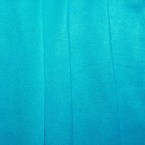 Bright Turquoise Solid Colored Shiny Millikin Tricot on Nylon Spandex